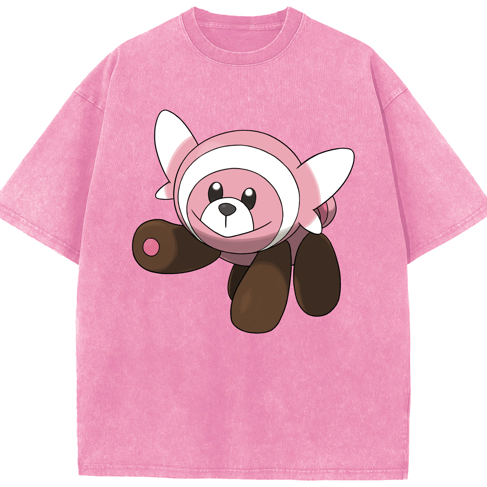 （画像用） ポケットモンスター Pokémon 綿100% ヴィンテージ風 半袖Tシャツ（フロントプリント）